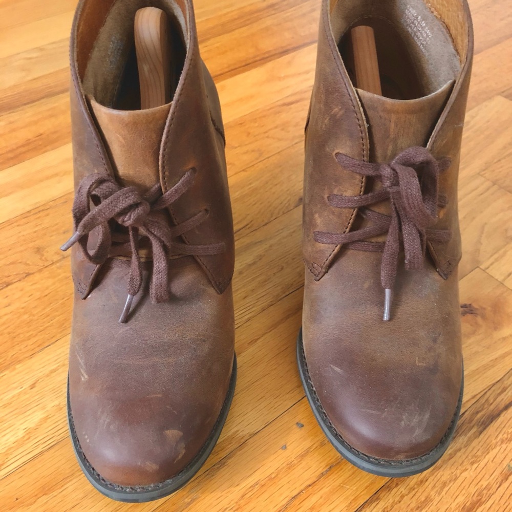 Clarks Leather Booties